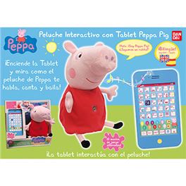 Peluche interactivo con tablet peppa pig - 02584268