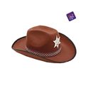 Sombrero vaquero marrón - 55221603